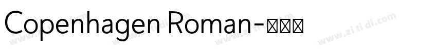 Copenhagen Roman字体转换 Copenhagen Roman字体转换